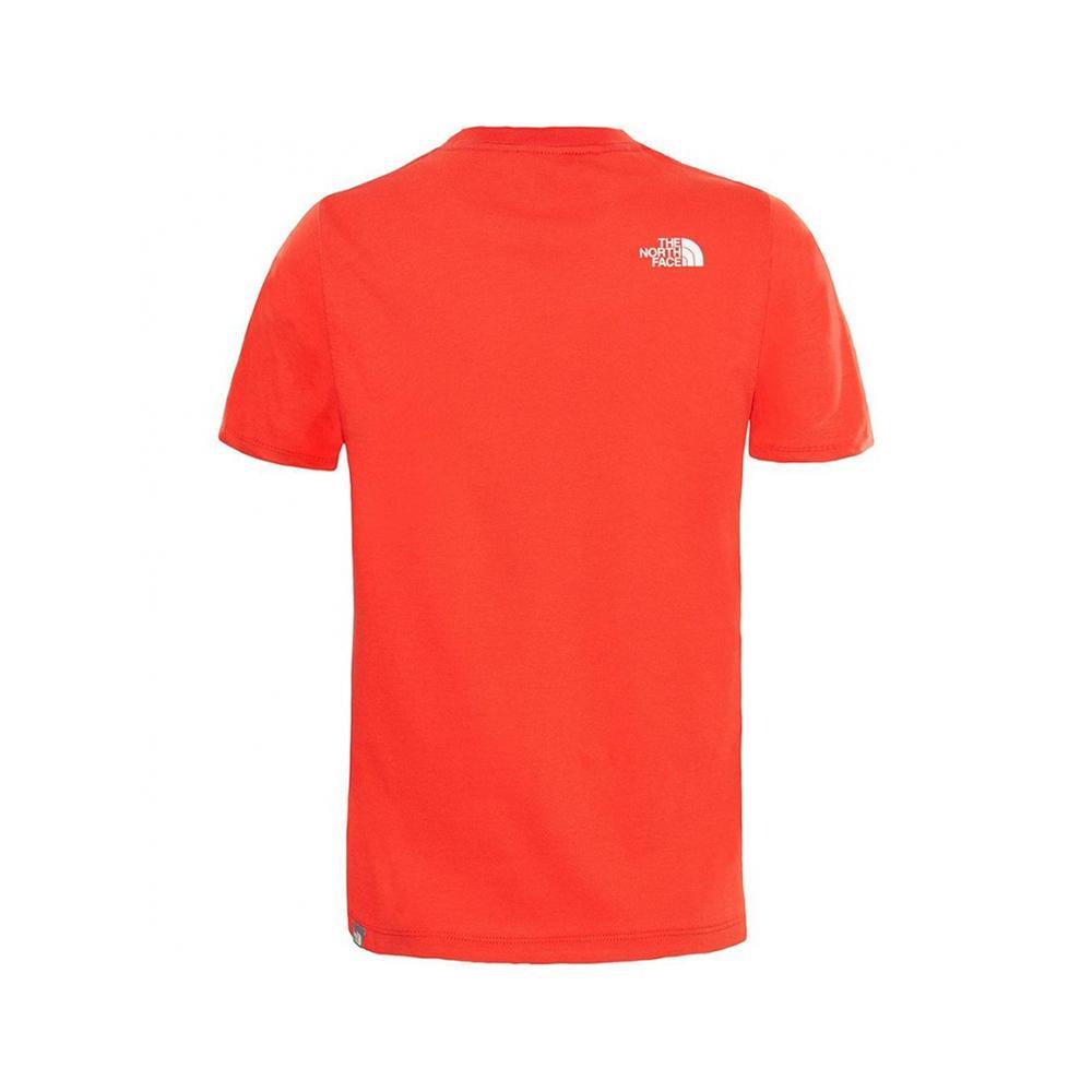 the north face t-shirt the north face. rosso/bianco - foto 2