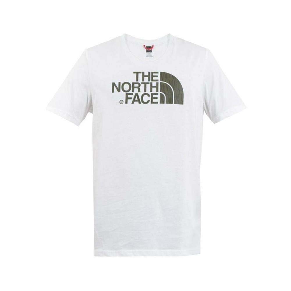 the north face t-shirt the north face. bianco/verde - foto 1
