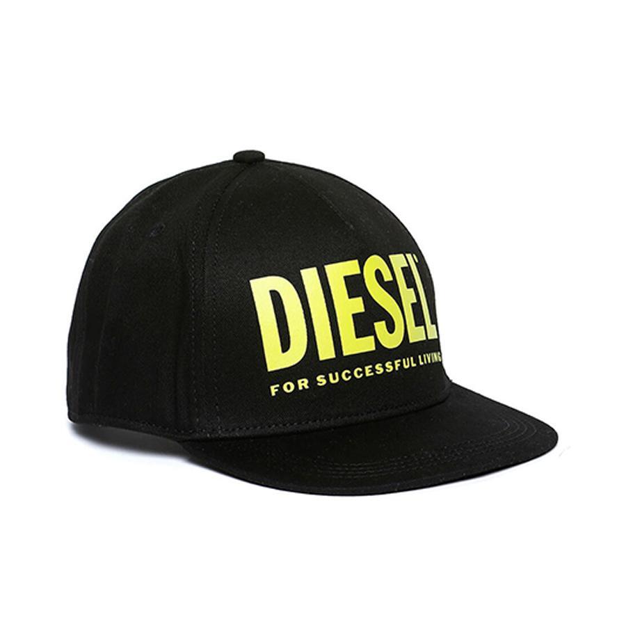 diesel cappello diesel. nero/giallo - foto 1