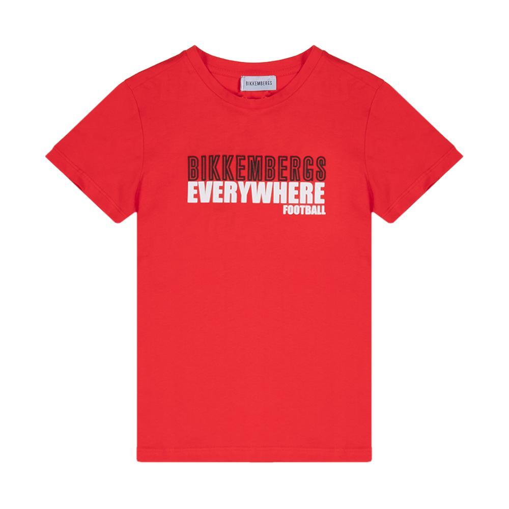 bikkembergs t-shirt bikkembergs. rosso - foto 1
