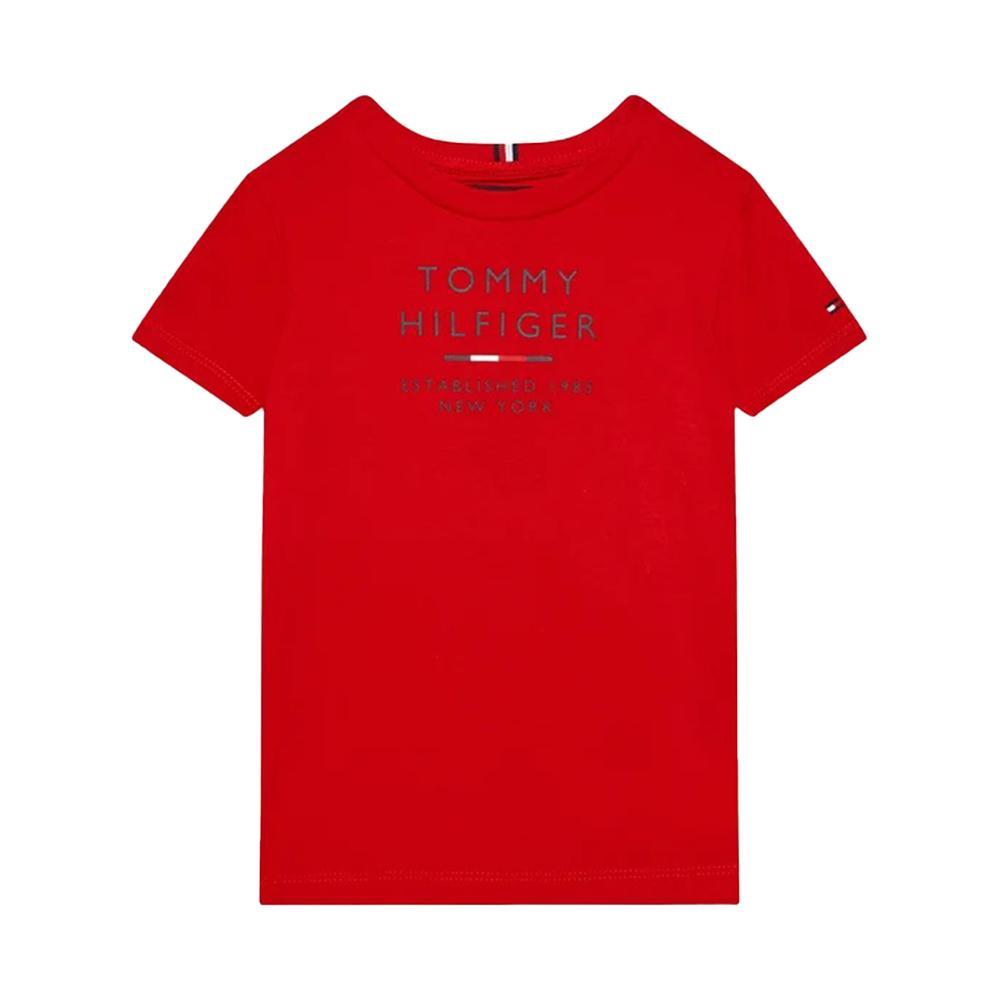 tommy hilfiger t-shirt tommy hilfiger. rosso - foto 1