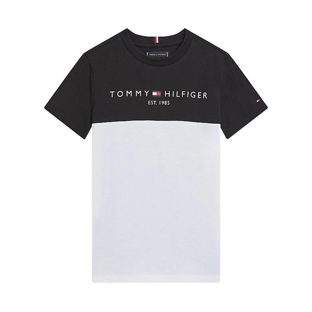 tommy hilfiger t-shirt tommy hilfiger. nero/bianco - foto 1