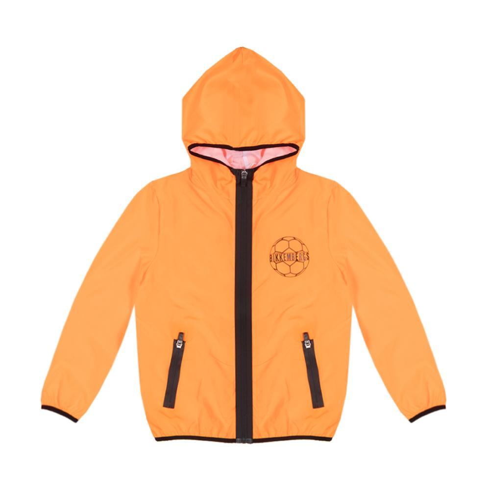 bikkembergs giubbotto bikkembergs. arancio fluo - foto 1