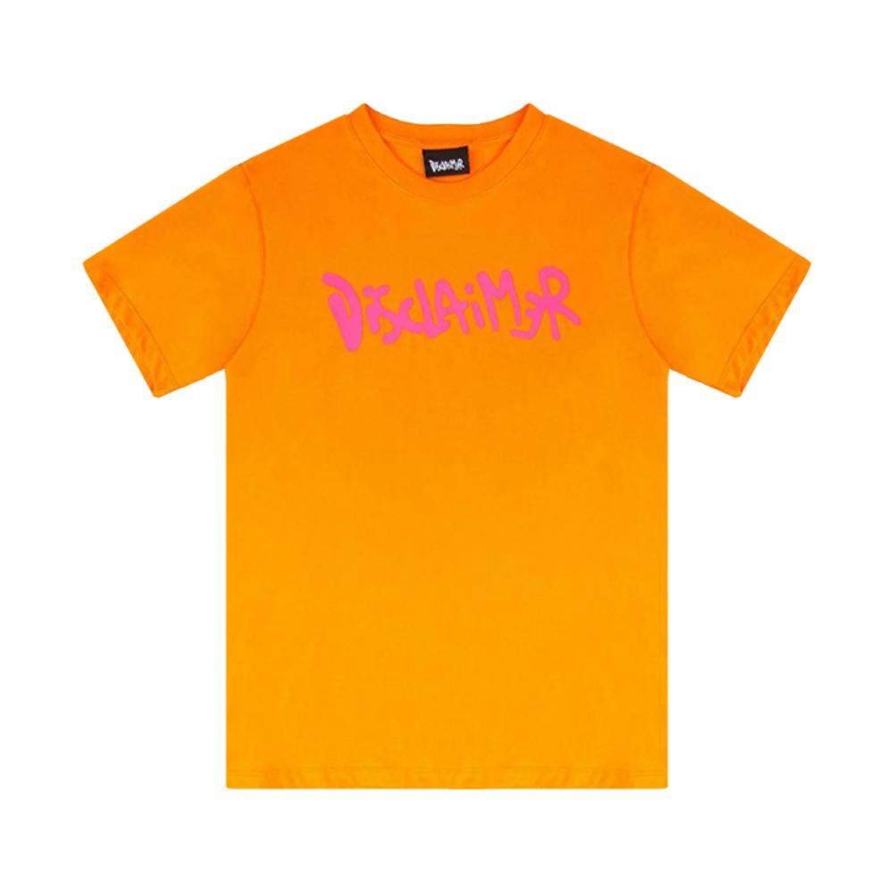 disclaimer t-shirt disclaimer. arancio - foto 1