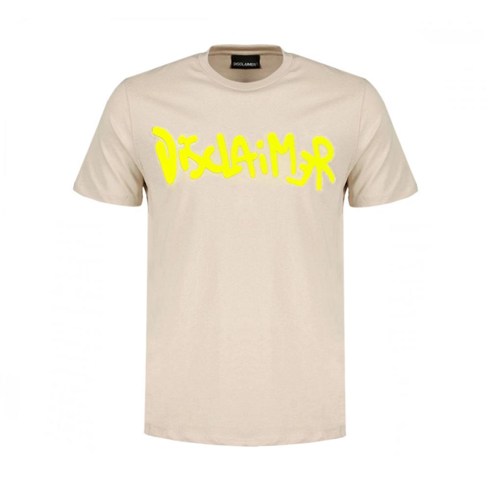 disclaimer t-shirt disclaimer. beige - foto 1