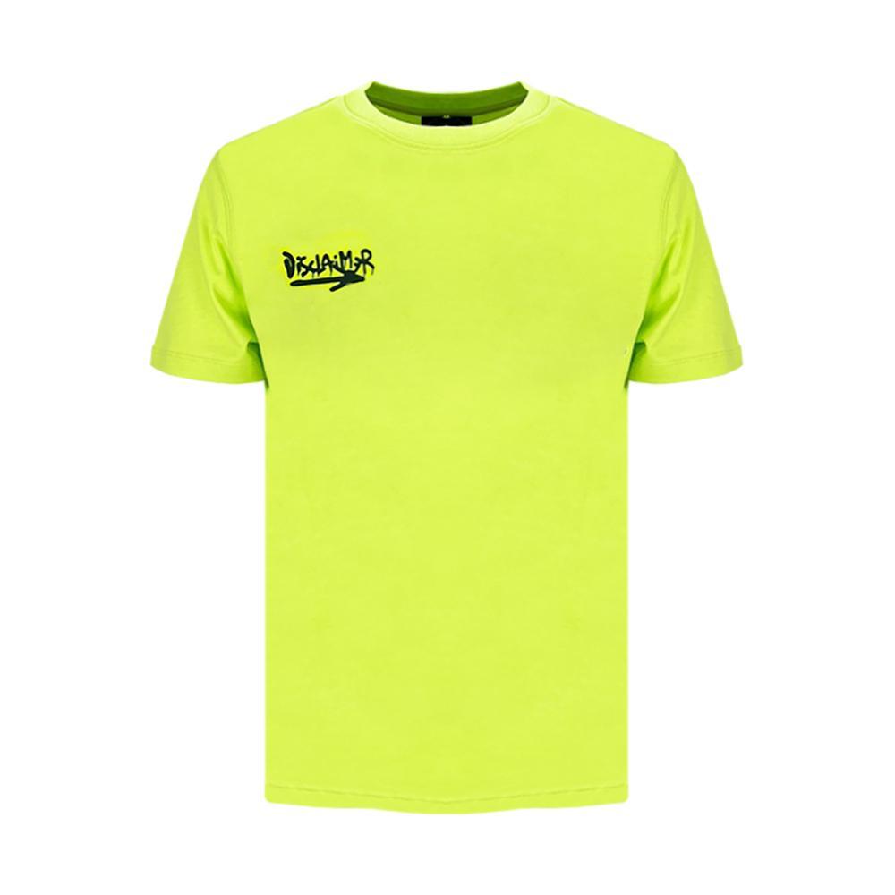 disclaimer t-shirt disclaimer. verde acido - foto 1