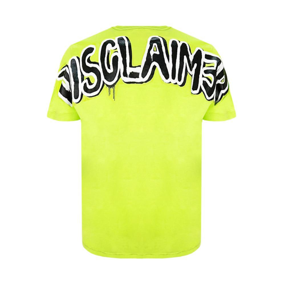 disclaimer t-shirt disclaimer. verde acido - foto 2