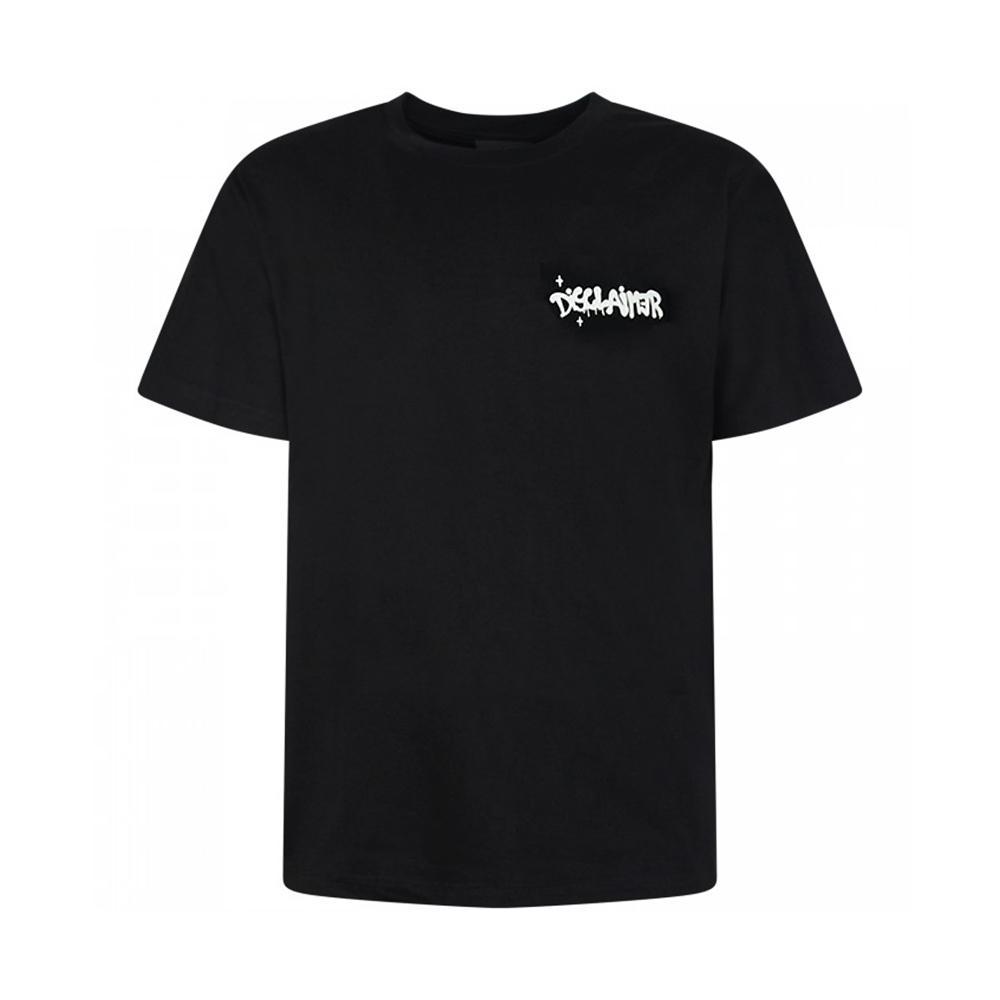 disclaimer t-shirt disclaimer. nero - foto 1