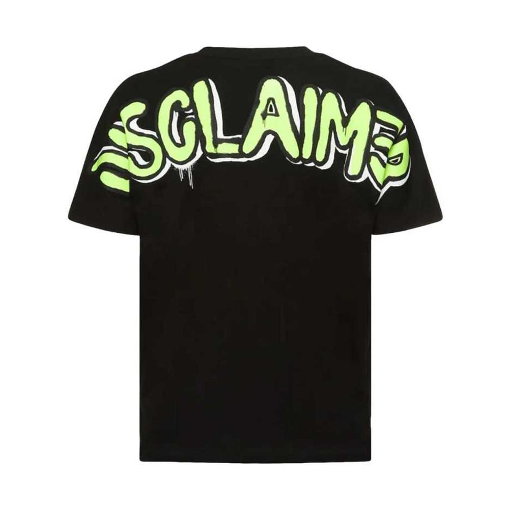 disclaimer t-shirt disclaimer. nero/giallo - foto 2