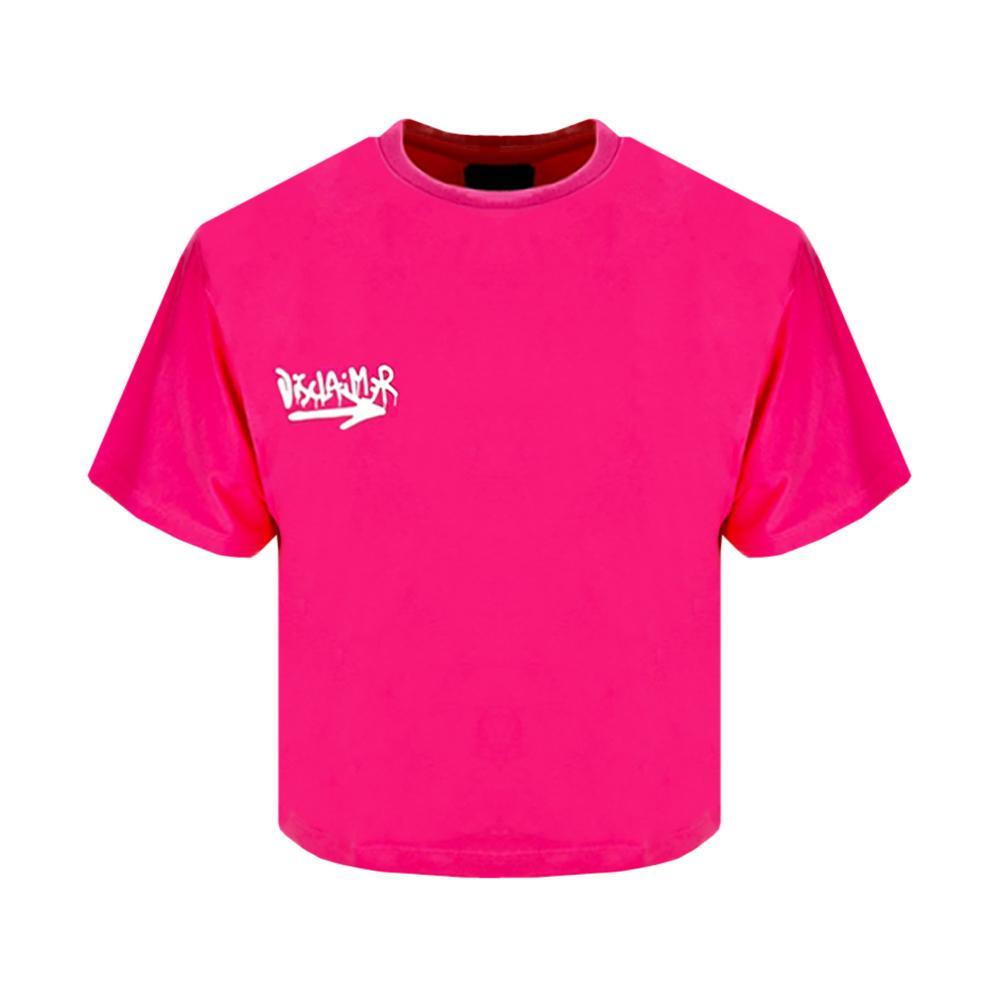 disclaimer t-shirt disclaimer. fucsia - foto 1