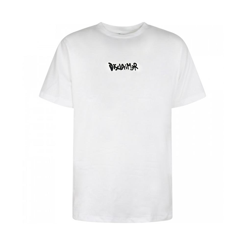 disclaimer t-shirt disclaimer. bianco - foto 1