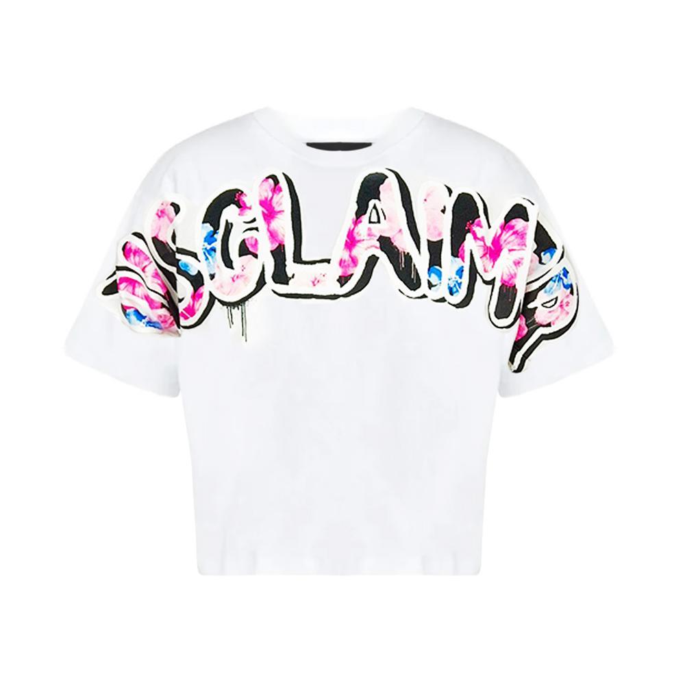 disclaimer t-shirt disclaimer. bianco - foto 1
