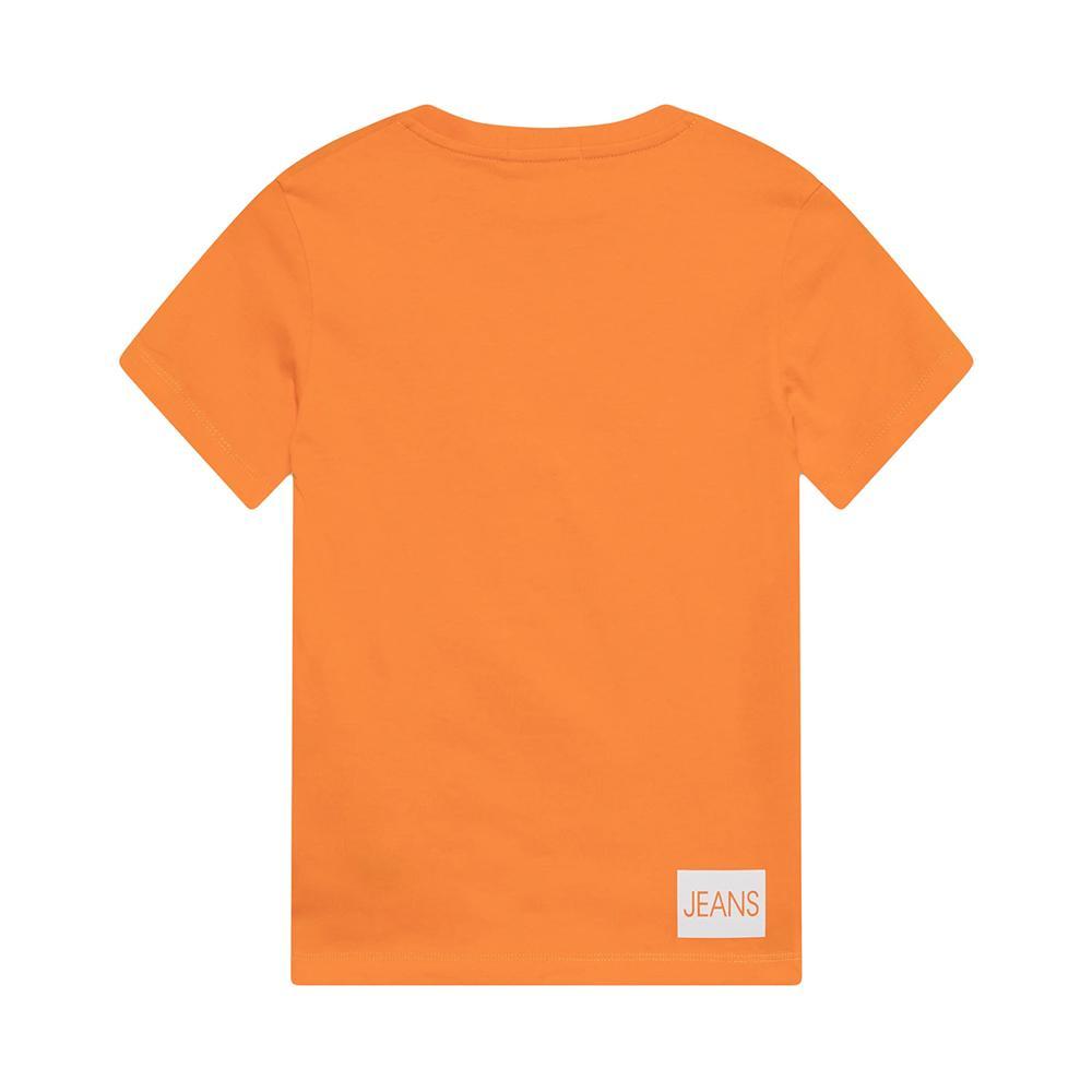 calvin klein t-shirt calvin klein. arancio - foto 2