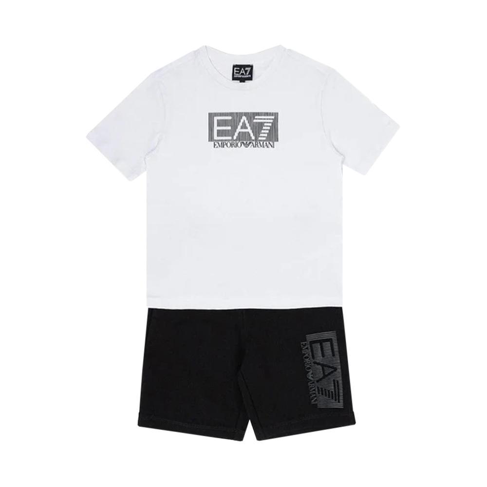 ea7 tuta ea7. bianco/nero - foto 1