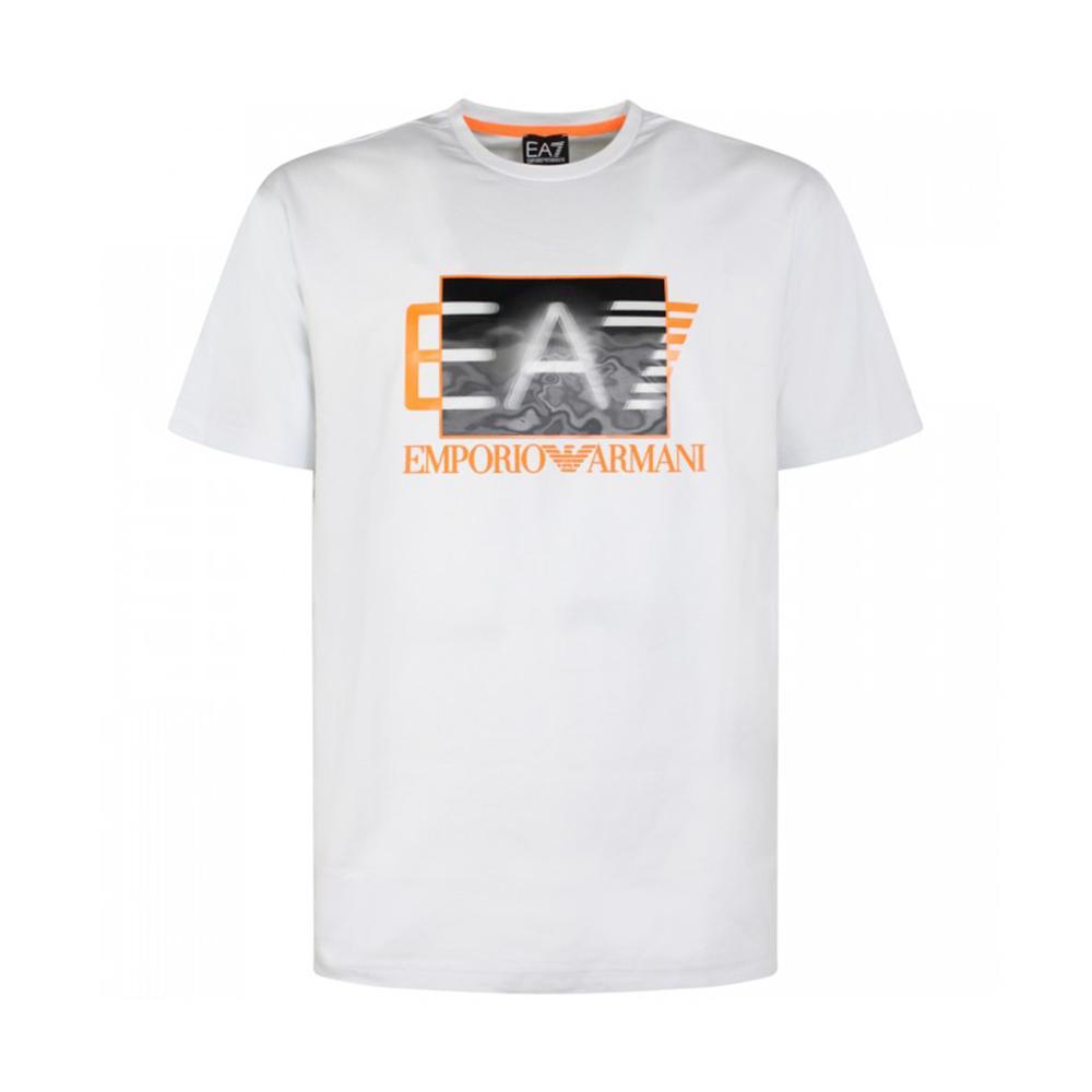 ea7 t-shirt ea7. bianco - foto 1