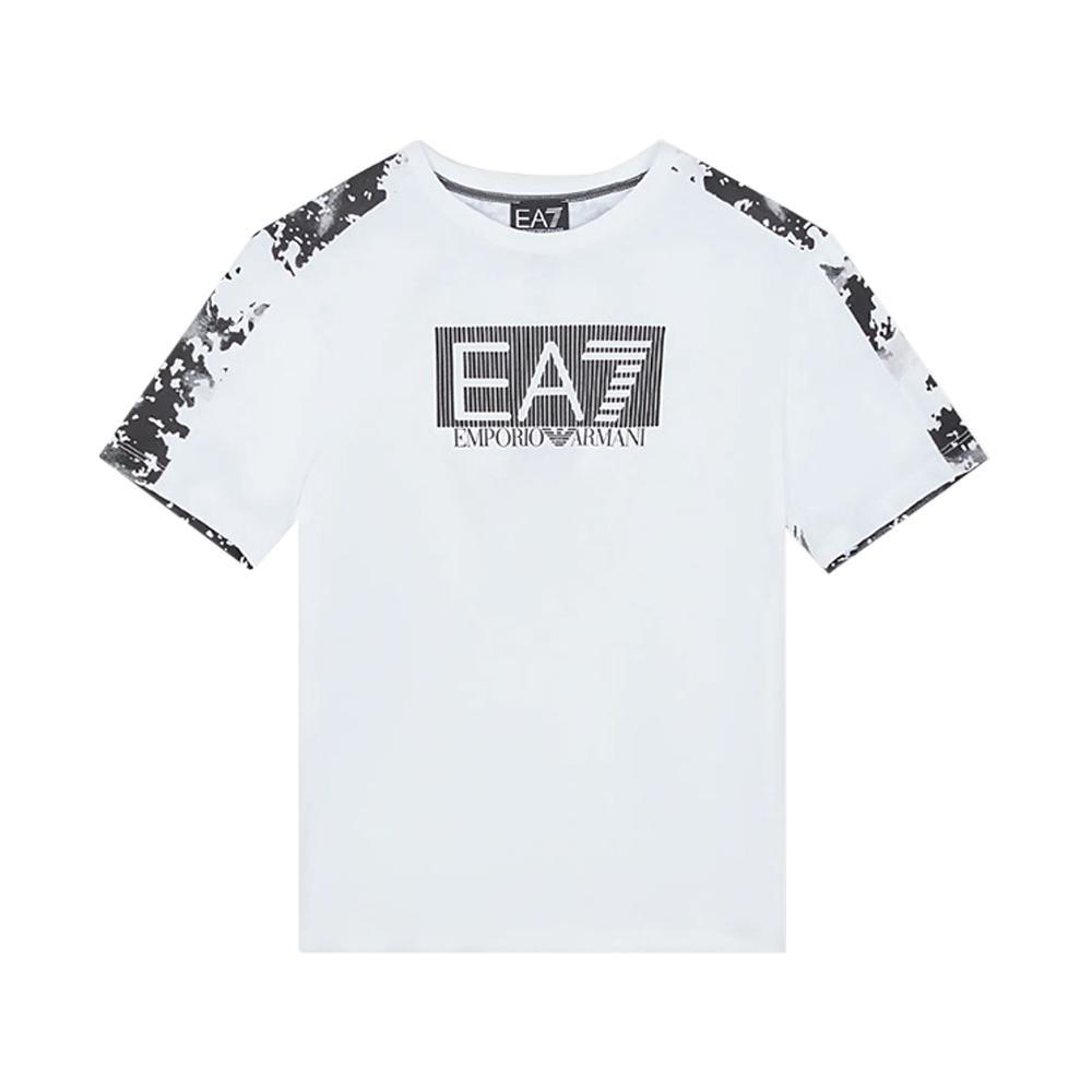 ea7 t-shirt ea7. bianco - foto 1