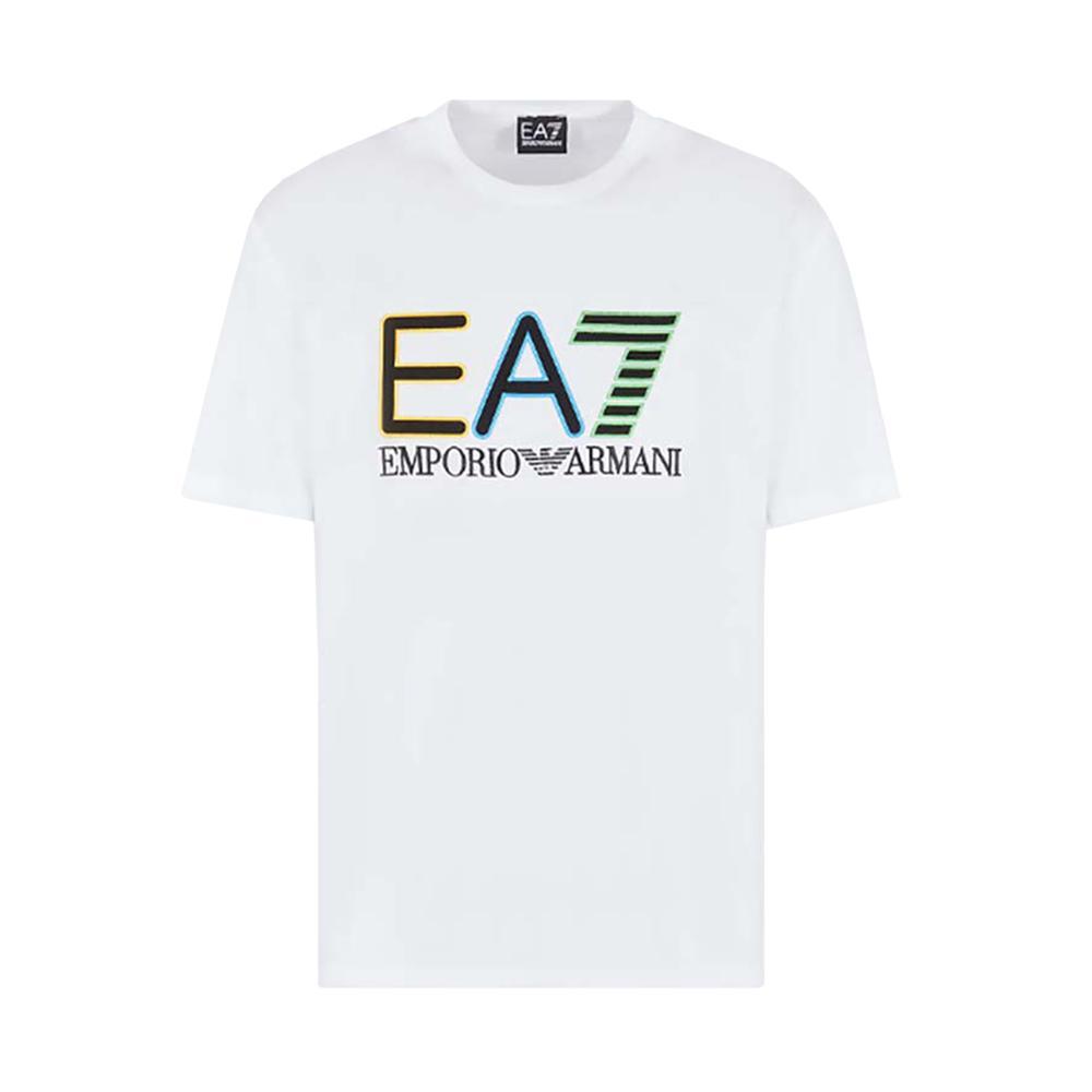 ea7 t-shirt ea7. bianco - foto 1