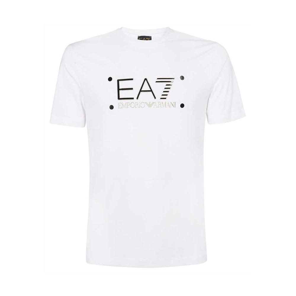 ea7 t-shirt ea7. bianco - foto 1