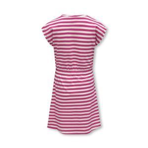 Abito . bianco/fucsia