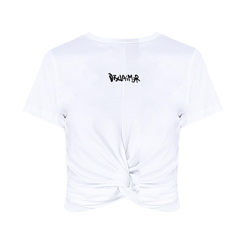 disclaimer t-shirt disclaimer. bianco - foto 1