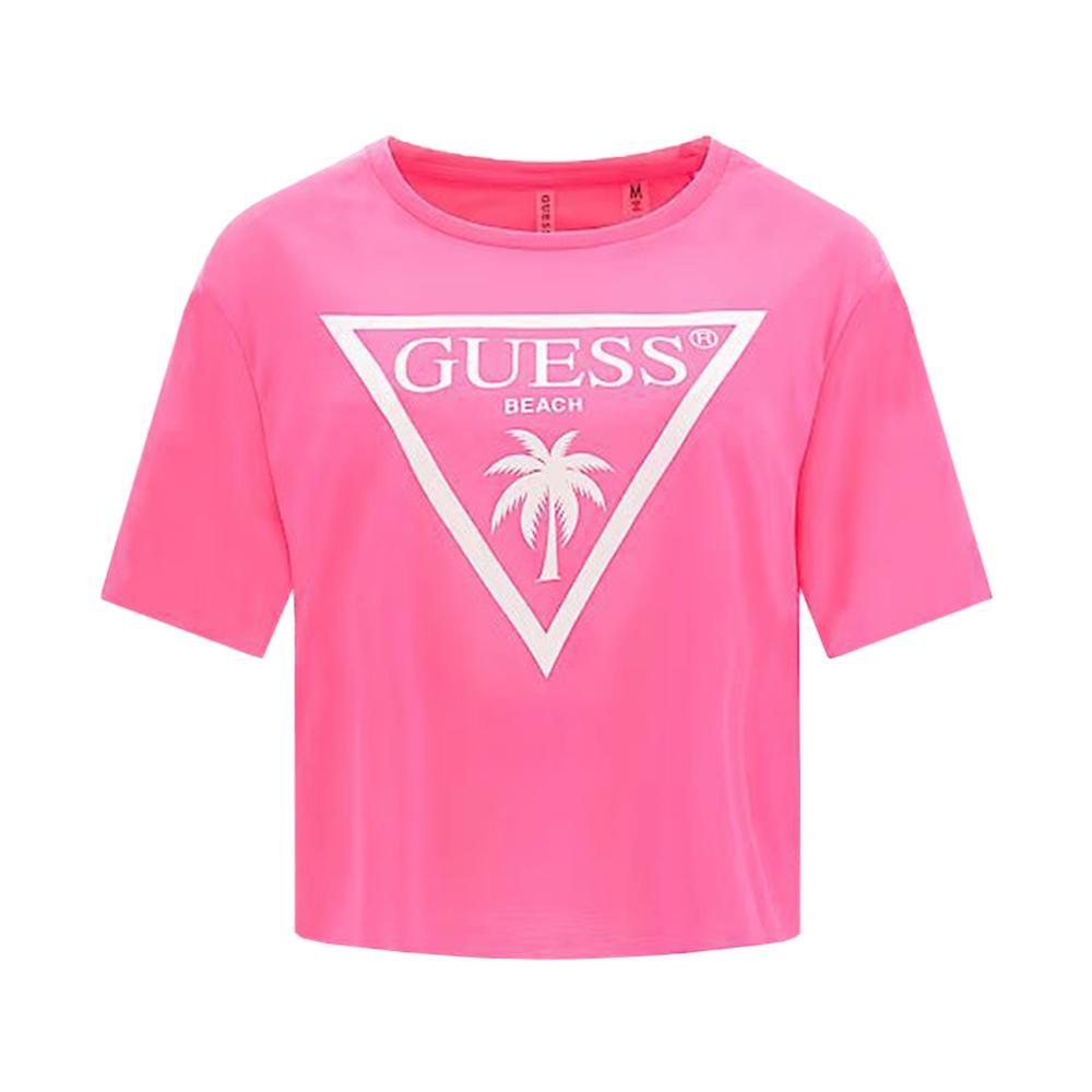 guess t-shirt guess. fucsia - foto 1