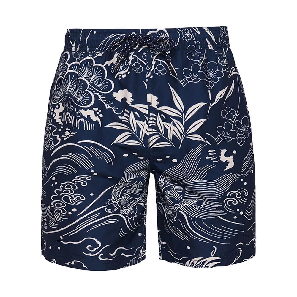 superdry a boxer mare superdry. blu/fantasia - foto 1