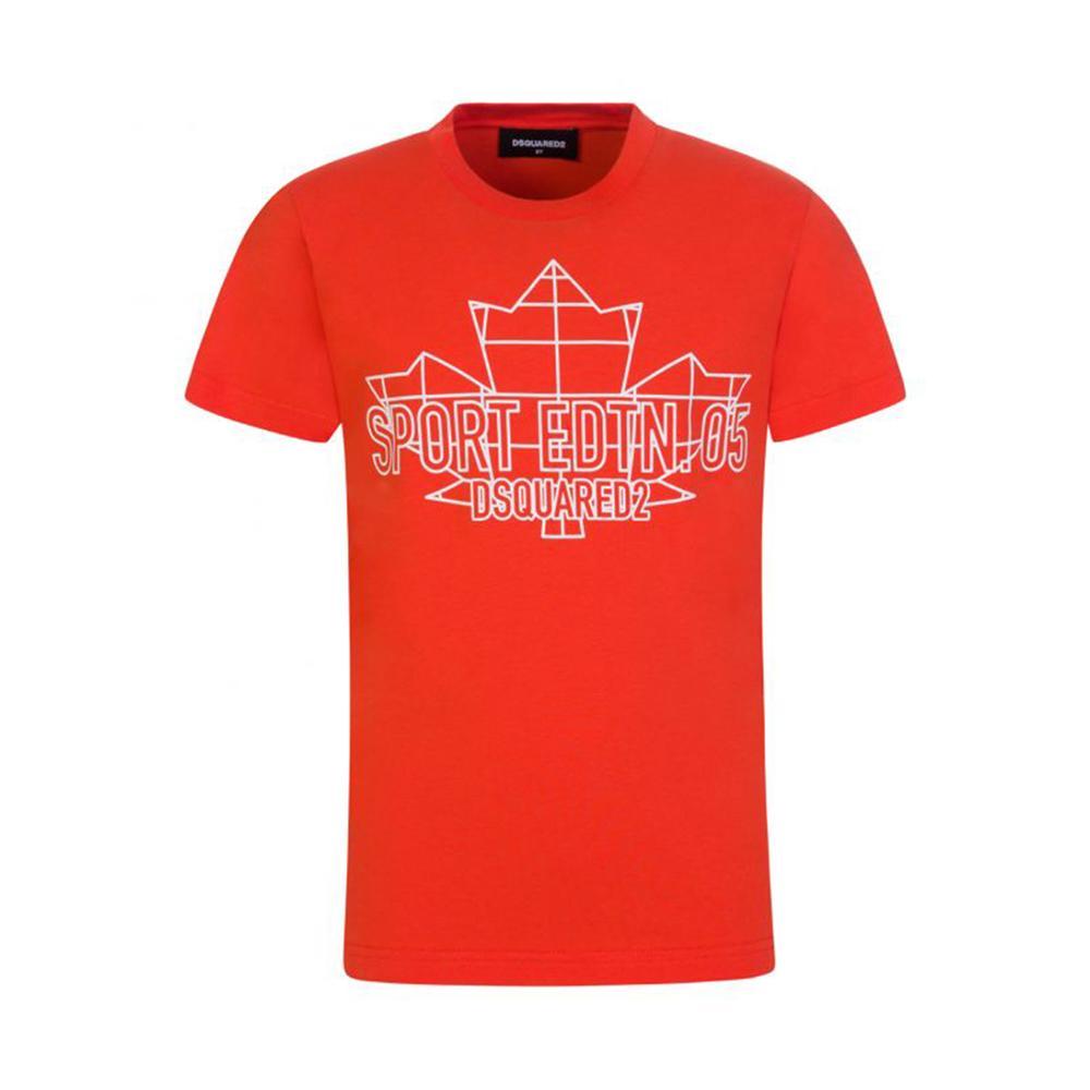 dsquared t-shirt dsquared. arancio - foto 1