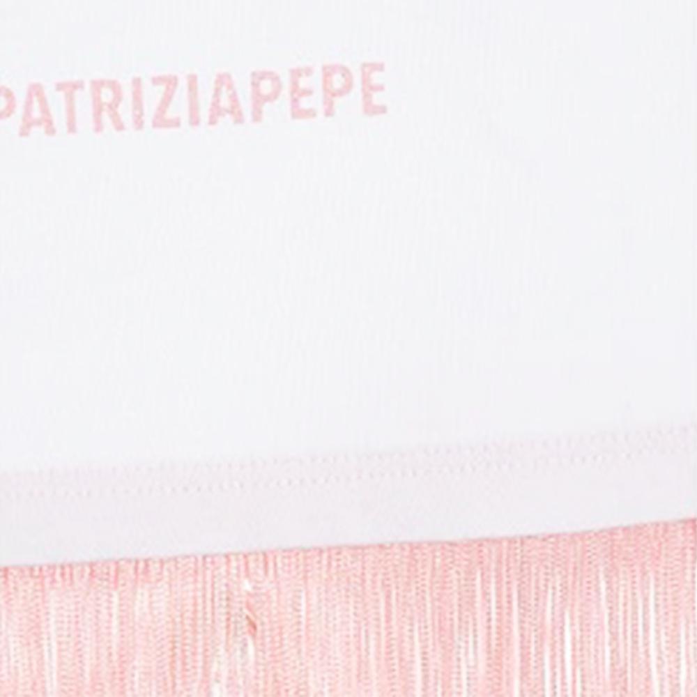 patrizia pepe t-shirt patrizia pepe. bianco/rosa - foto 2