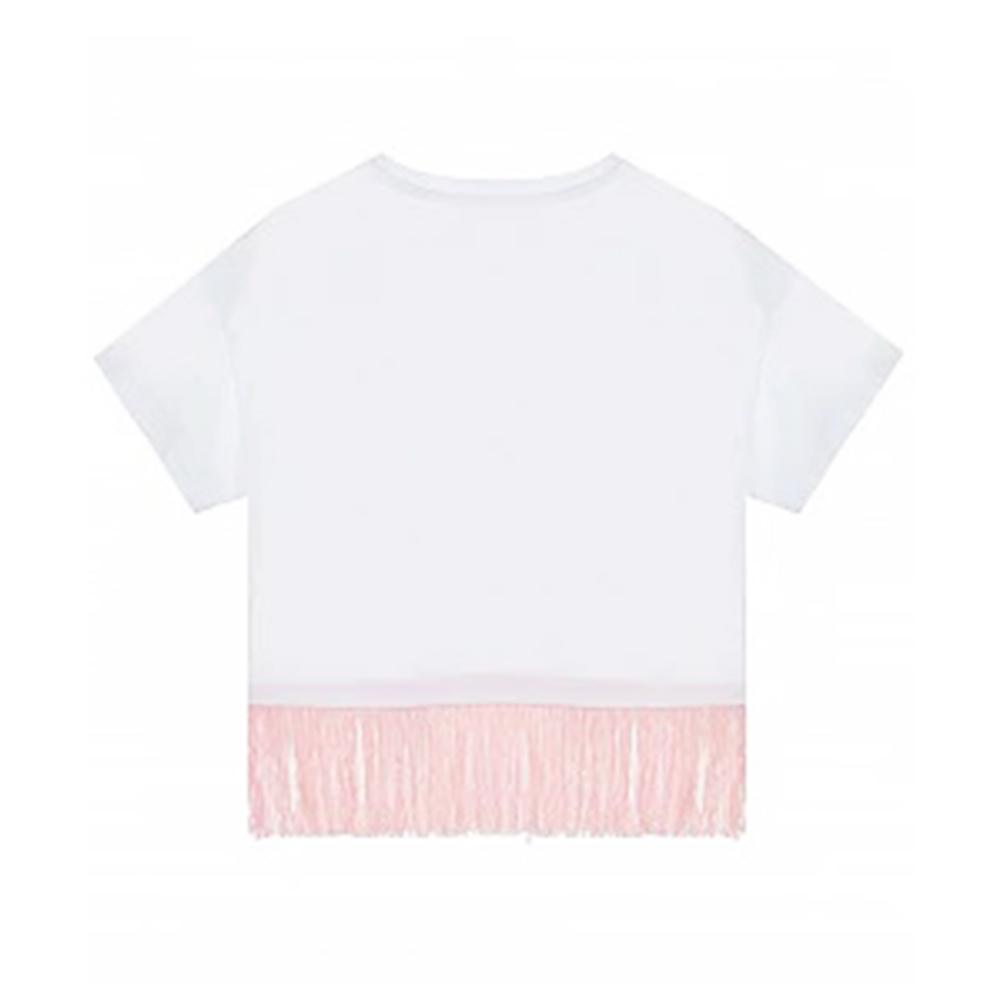 patrizia pepe t-shirt patrizia pepe. bianco/rosa - foto 3