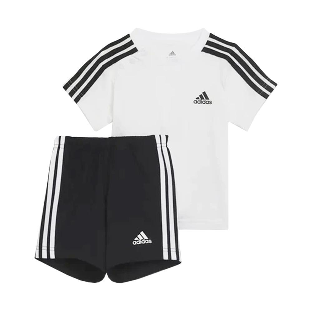 adidas completo adidas. bianco/nero, 2pz - foto 1