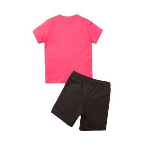 Completo . fucsia/nero, 2pz