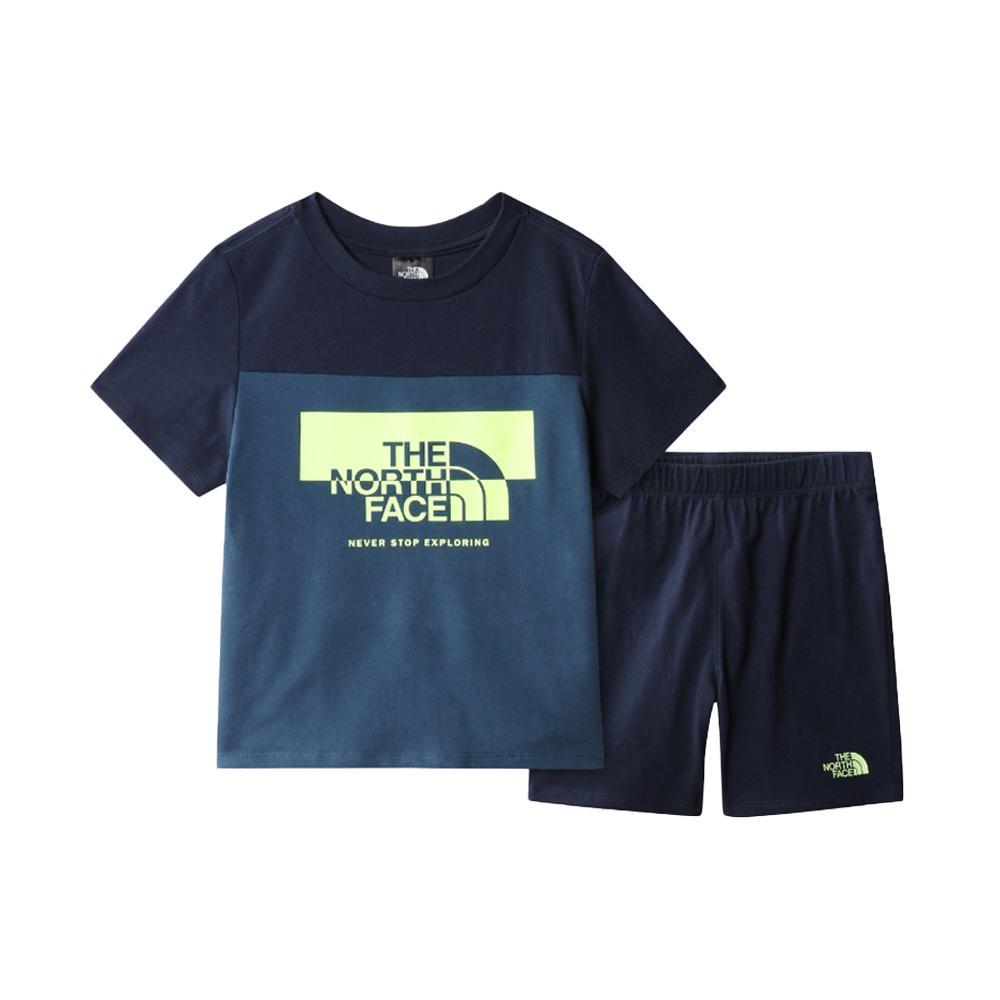 the north face completo the north face. blu/giallo, 2pz. - foto 1