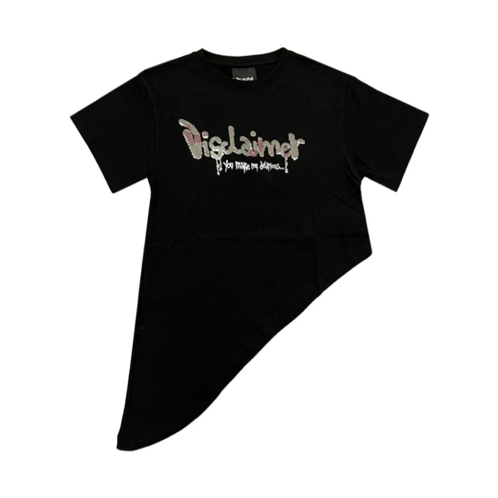 disclaimer t-shirt disclaimer. nero - foto 1