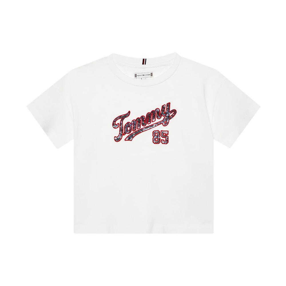 tommy hilfiger t-shirt tommy hilfiger. bianco - foto 1