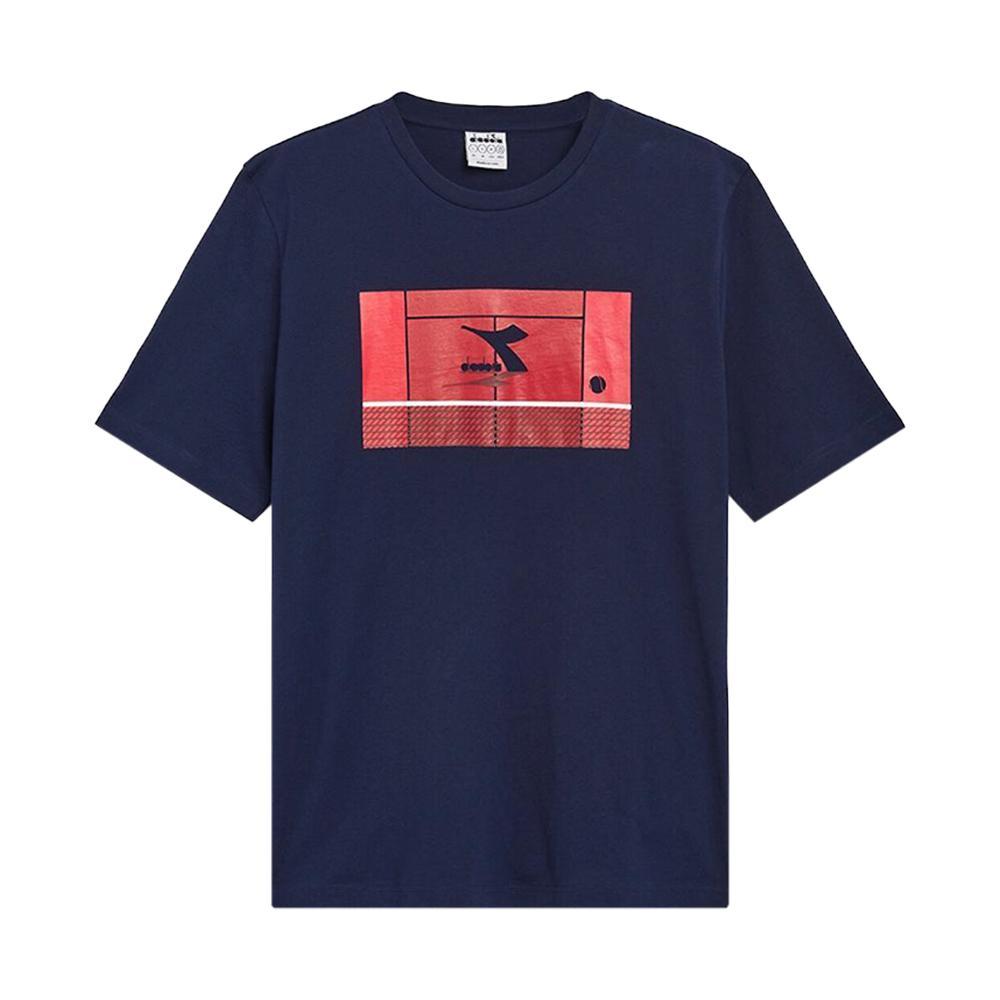 diadora t-shirt diadora. blu - foto 1