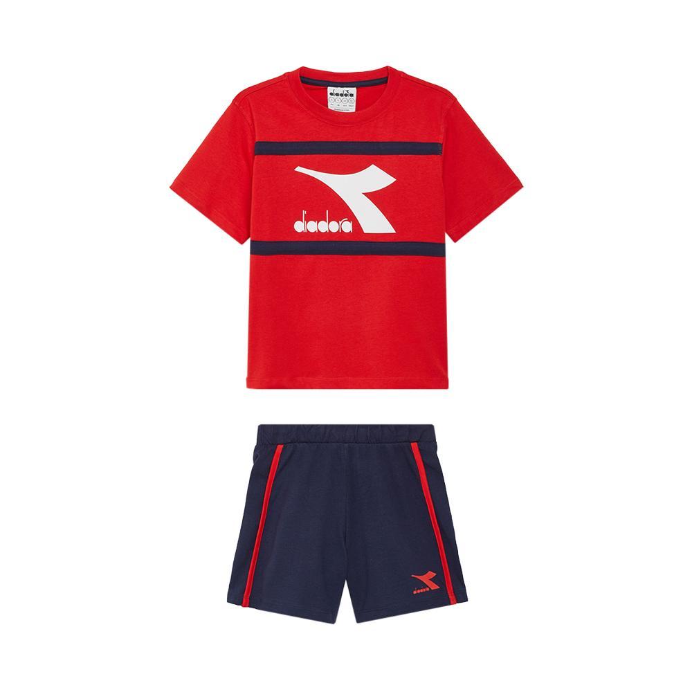 diadora completo diadora. rosso/blu, 2pz - foto 1