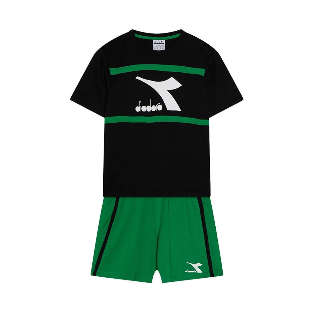 diadora completo diadora. nero/verde, 2pz - foto 1