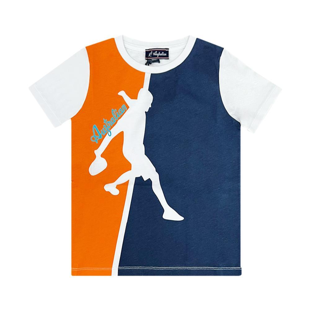 australian t-shirt australian. arancio/blu - foto 1