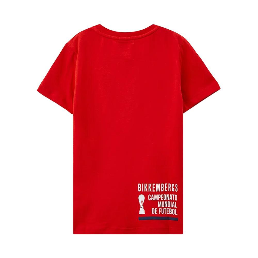 bikkembergs t-shirt bikkembergs. rosso - foto 2