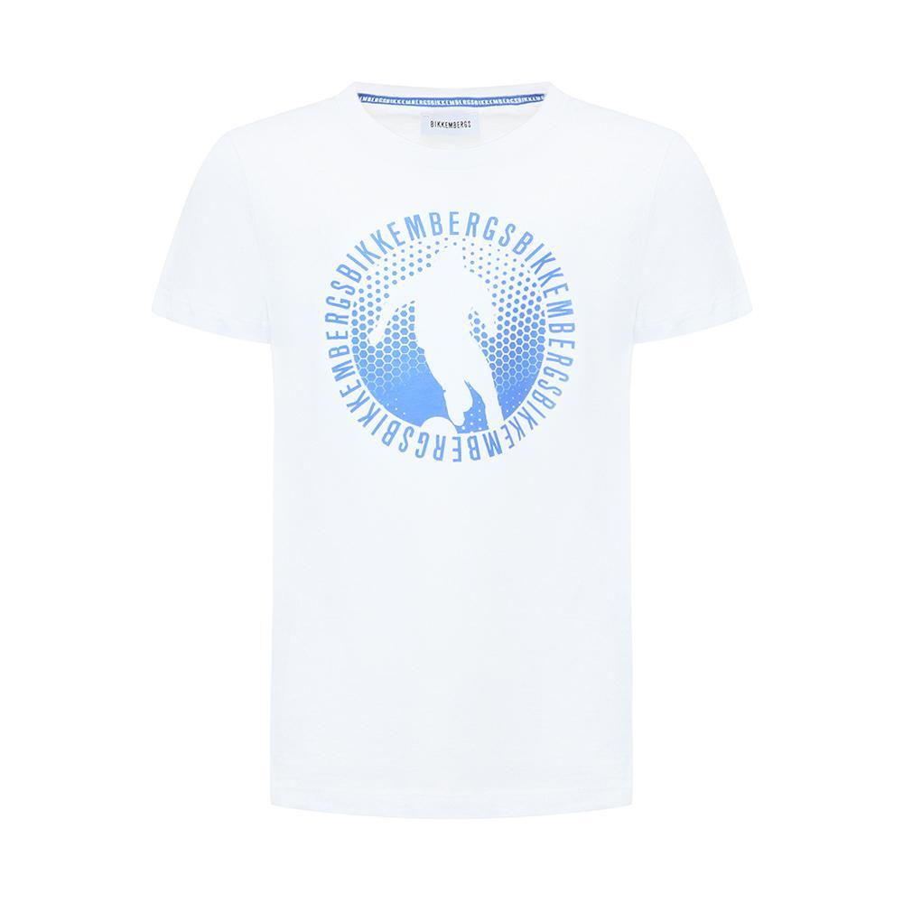 bikkembergs t-shirt bikkembergs. bianco - foto 1