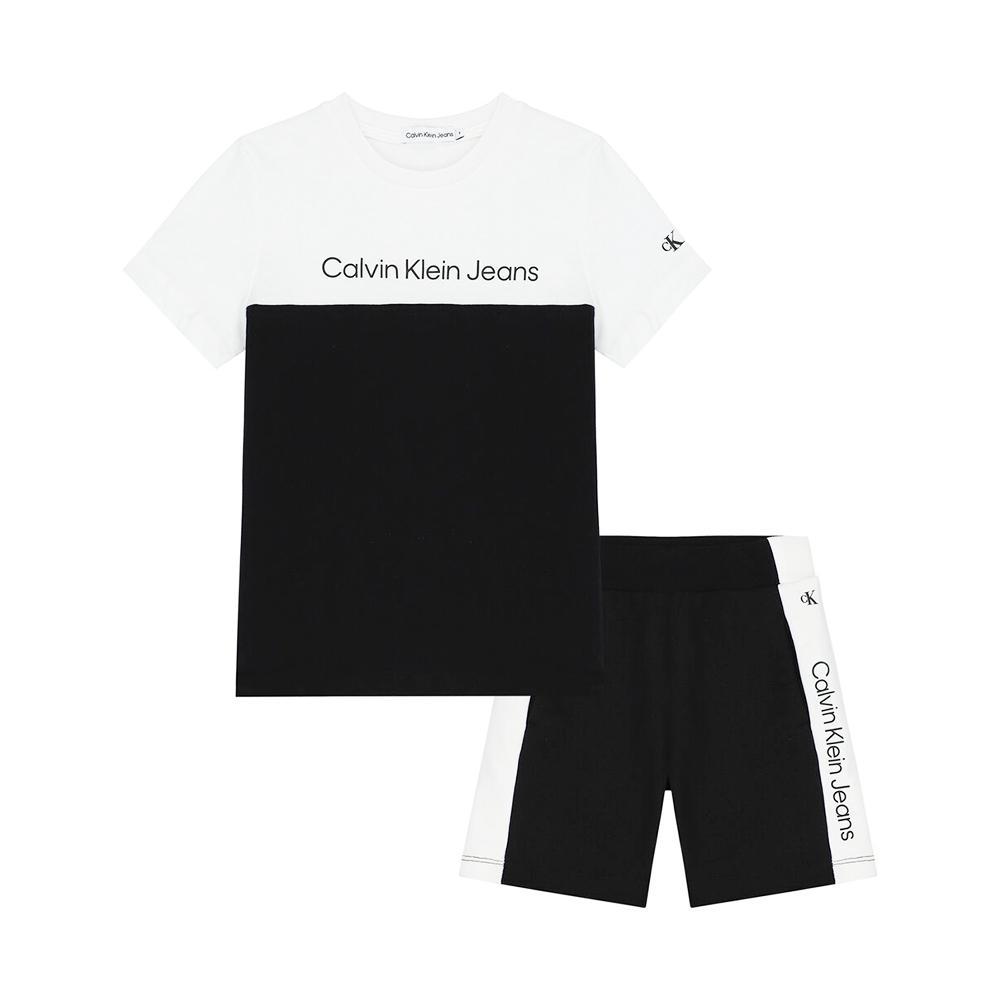 calvin klein completo calvin klein. bianco/nero, 2pz. - foto 1