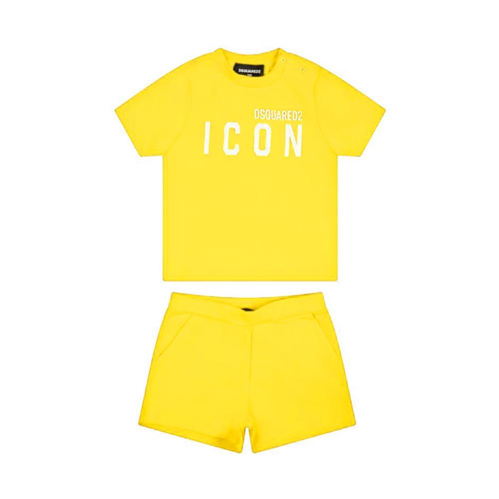 dsquared completo dsquared. giallo, 2pz - foto 1