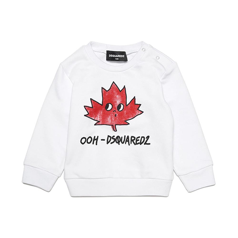 dsquared felpa dsquared. bianco - foto 1