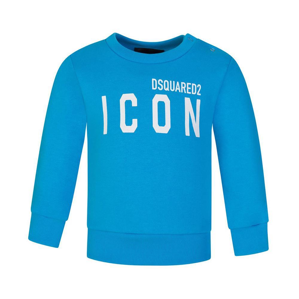 dsquared felpa dsquared. azzurro - foto 1
