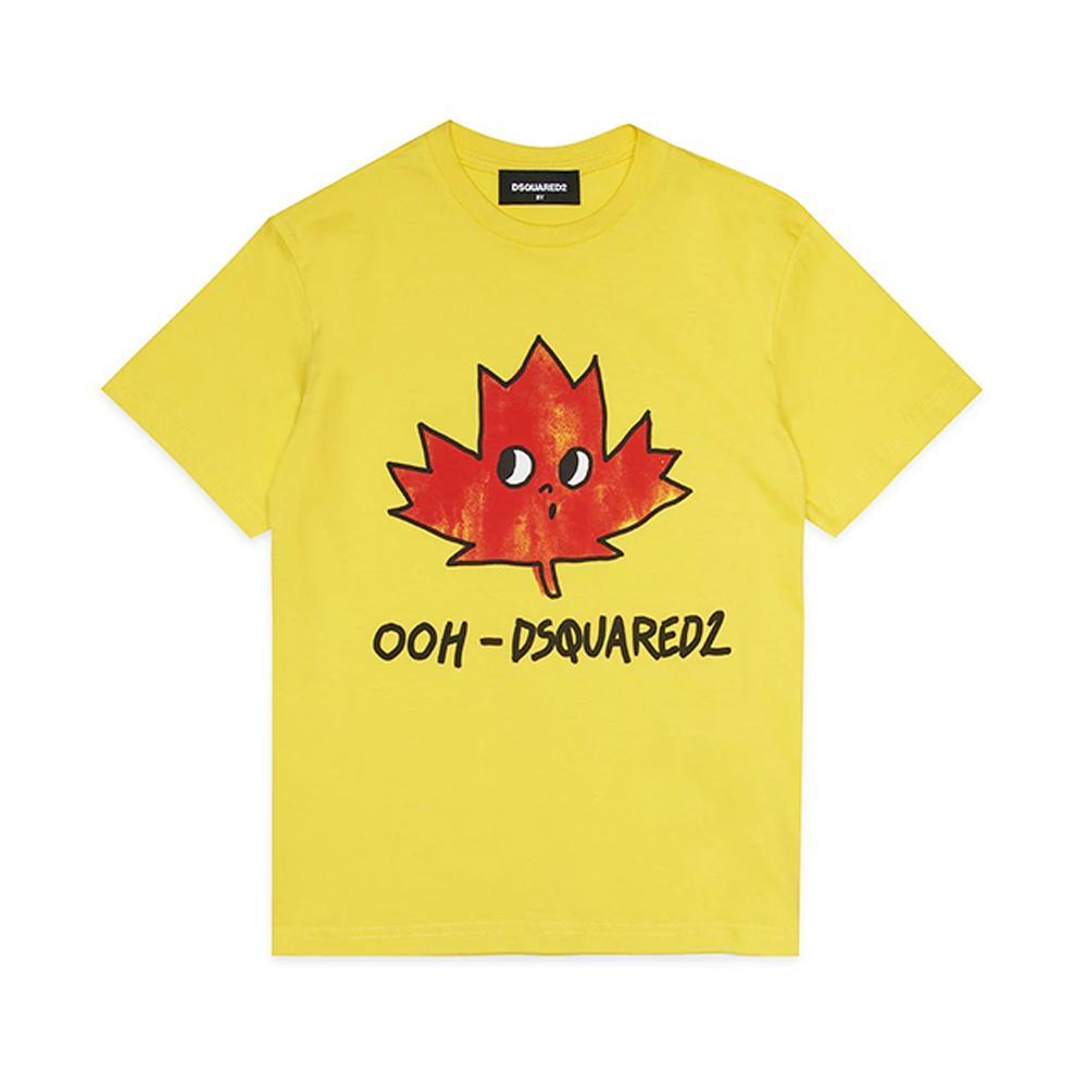 dsquared t-shirt dsquared. giallo - foto 1