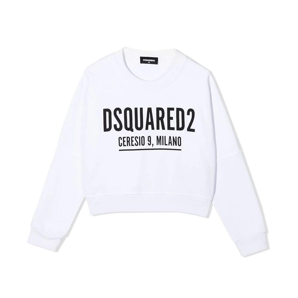 dsquared felpa dsquared. bianco - foto 1