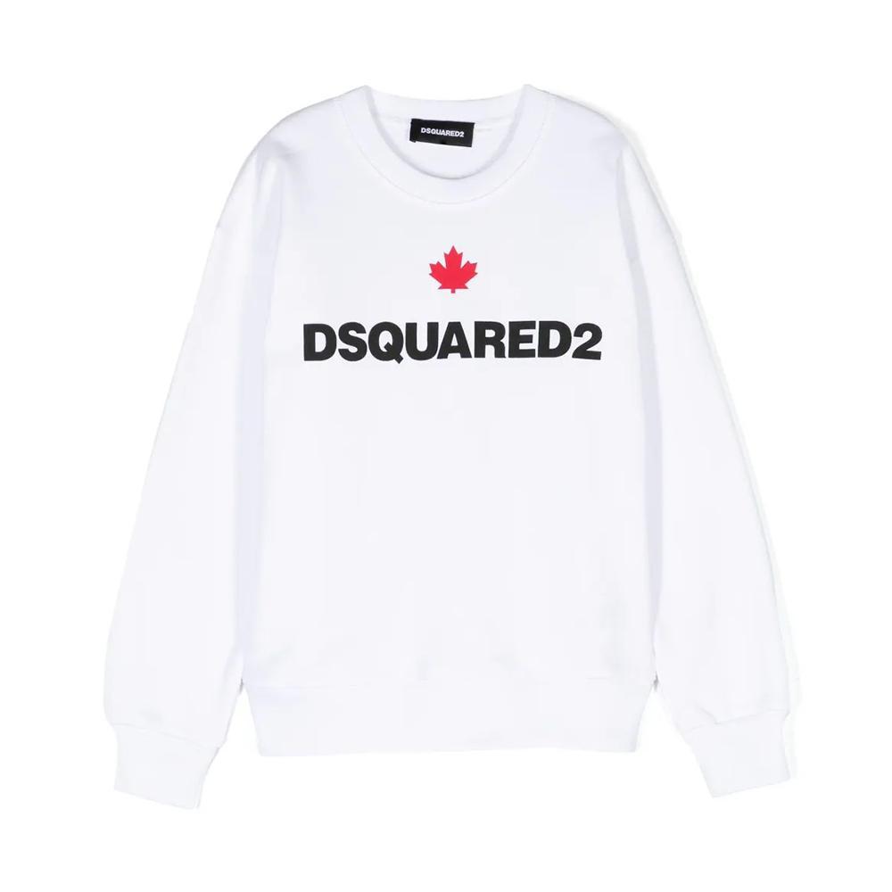 dsquared felpa dsquared. bianco - foto 1