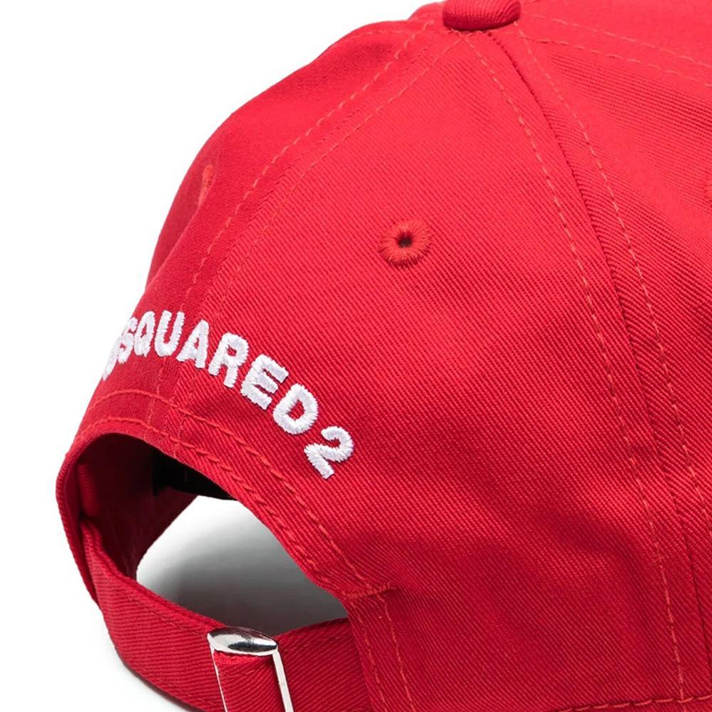 dsquared berretto dsquared. rosso - foto 2