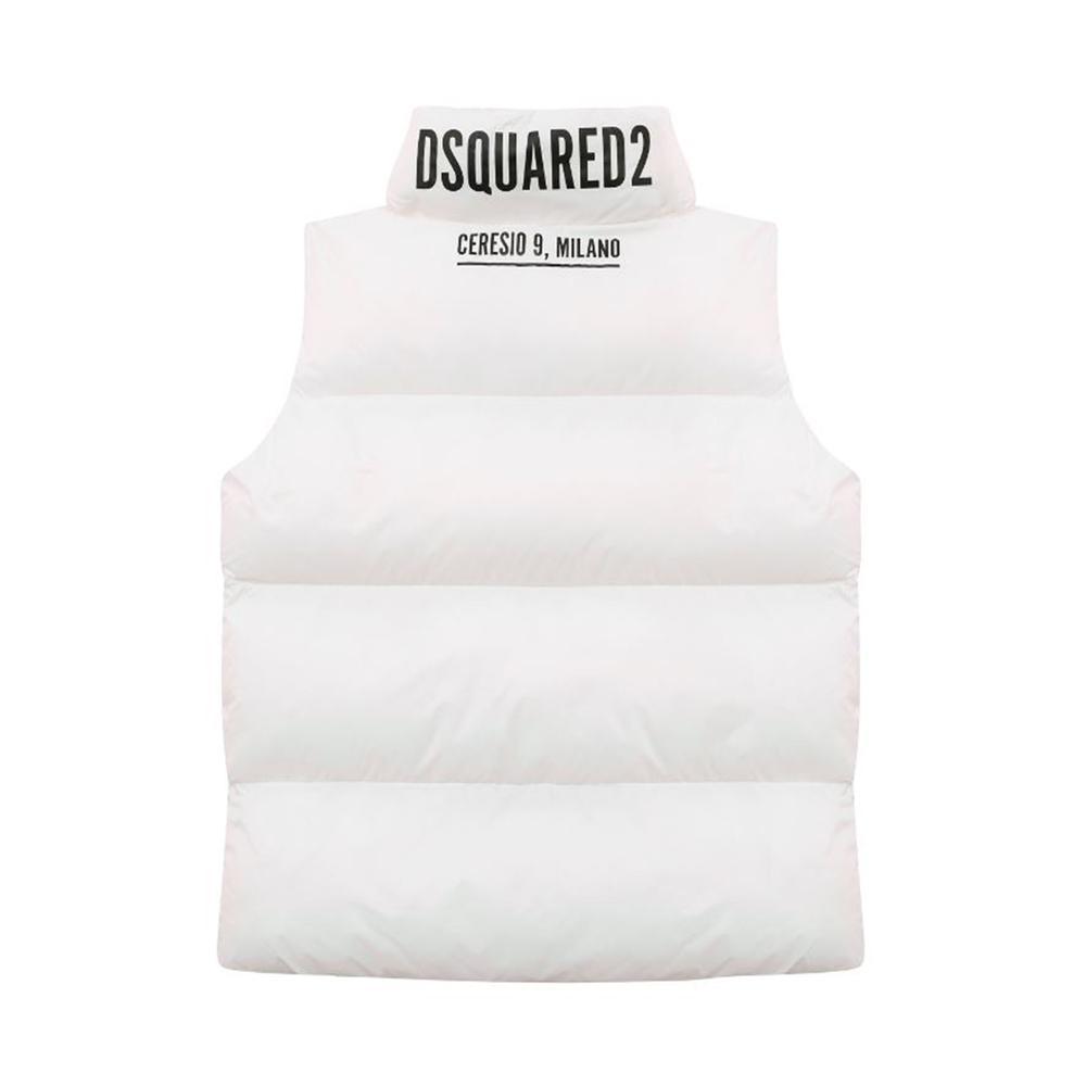 dsquared gilet dsquared. bianco - foto 2