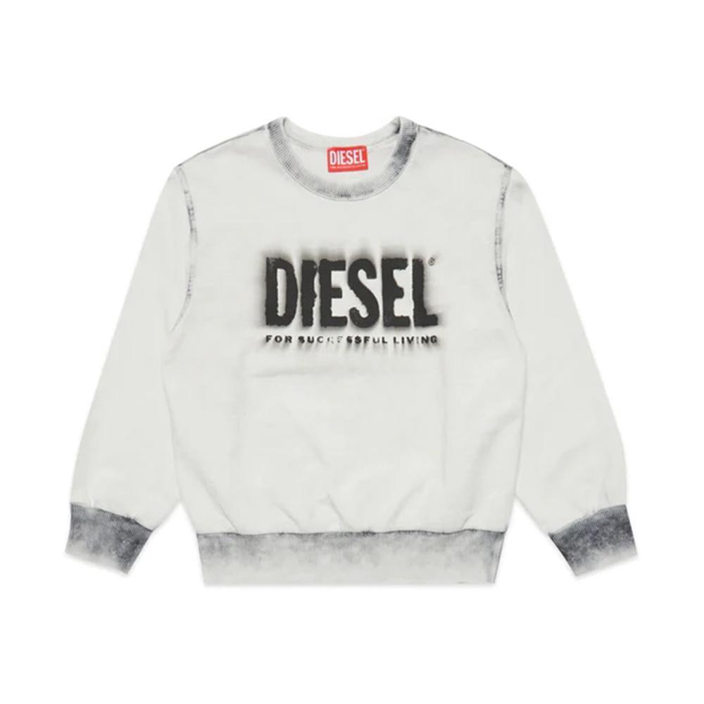 diesel felpa diesel. grigio/nero - foto 1